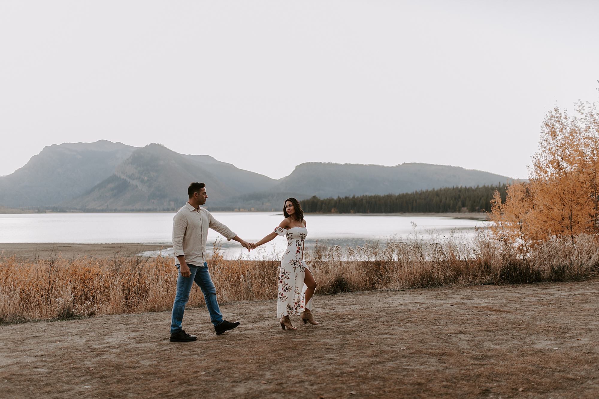 engagement photos at Grand Teton National Park