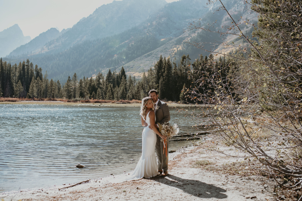 Leigh Lake Wedding in Grand Teton National Park