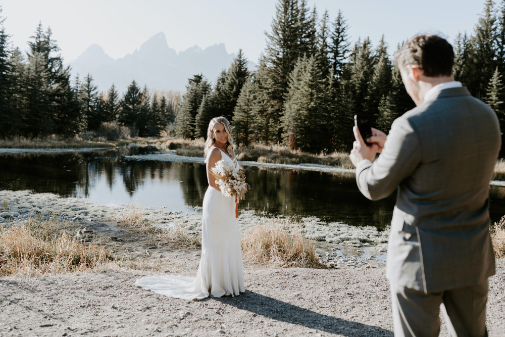 Schwabacher's Landing Wedding in Grand Teton National Park