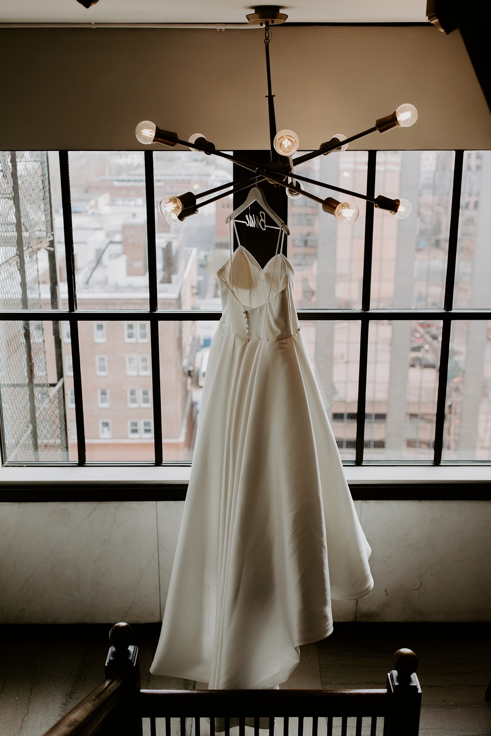 modern wedding dress