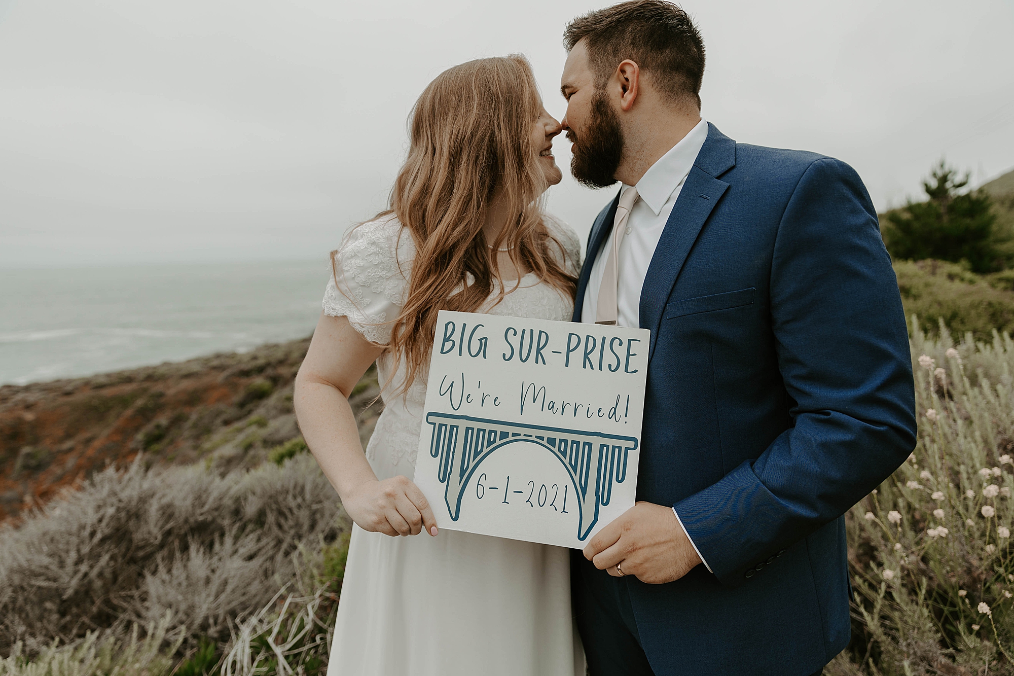 Big Sur Elopement photographed by Mariah Treiber Photography