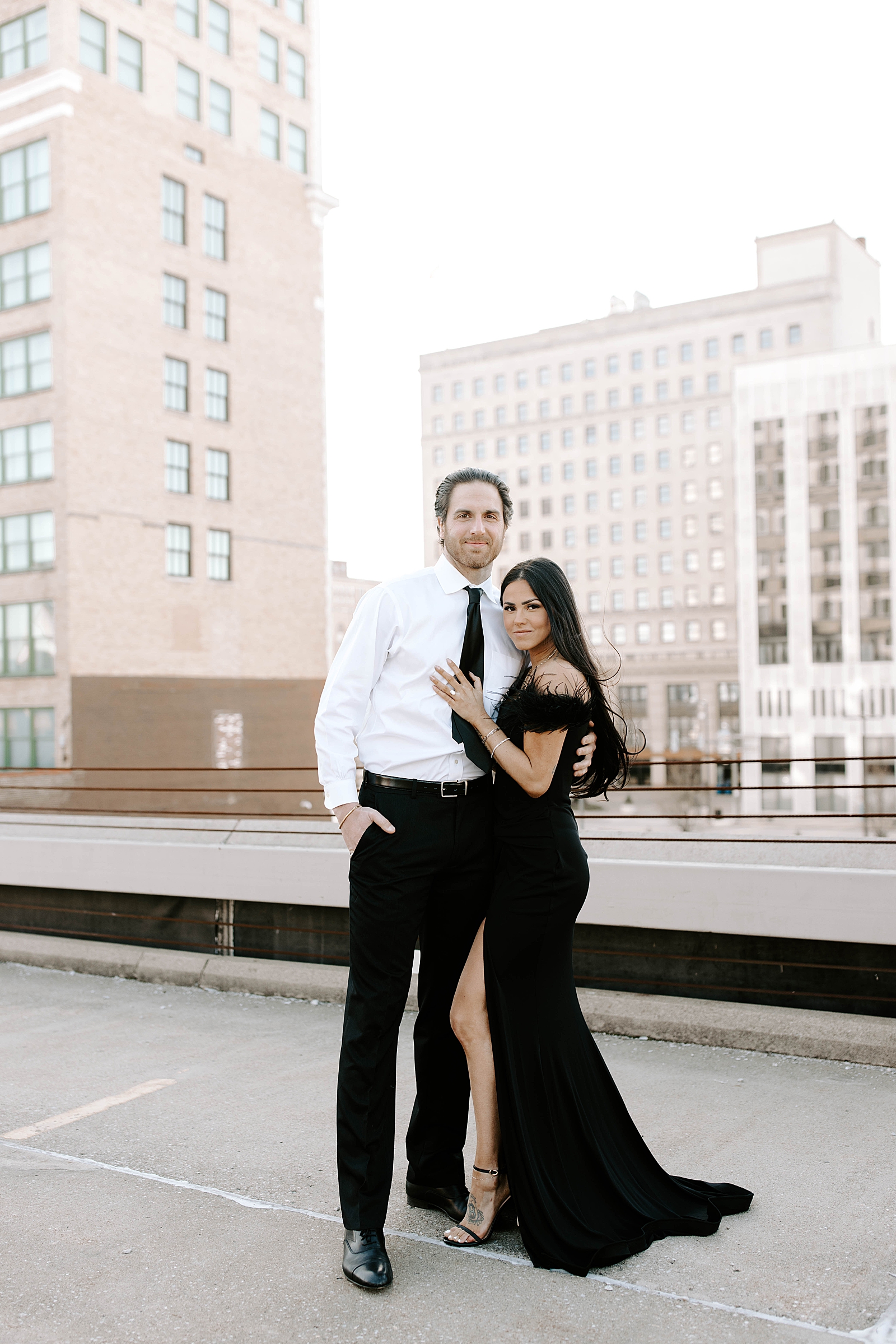 Mariah Treiber Photography; Youngstown, OH engagement session; downtown Youngstown photos