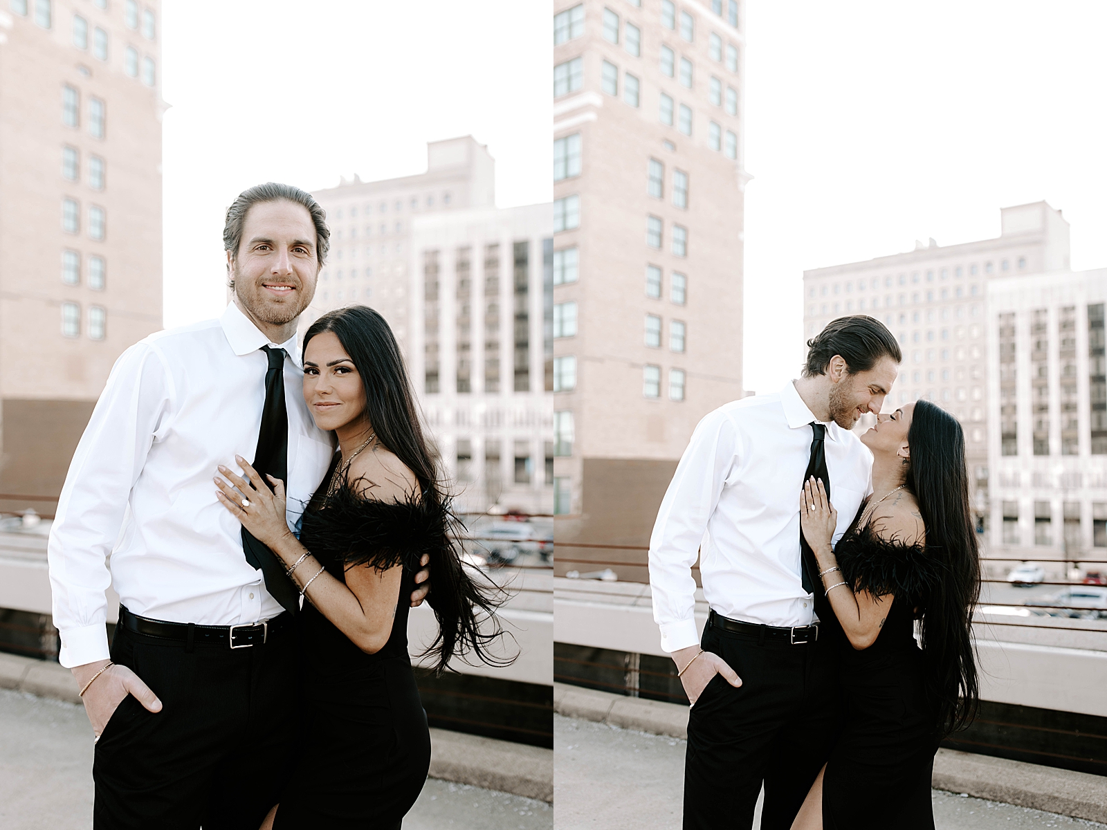 engagement session Downtown Youngstown, OH