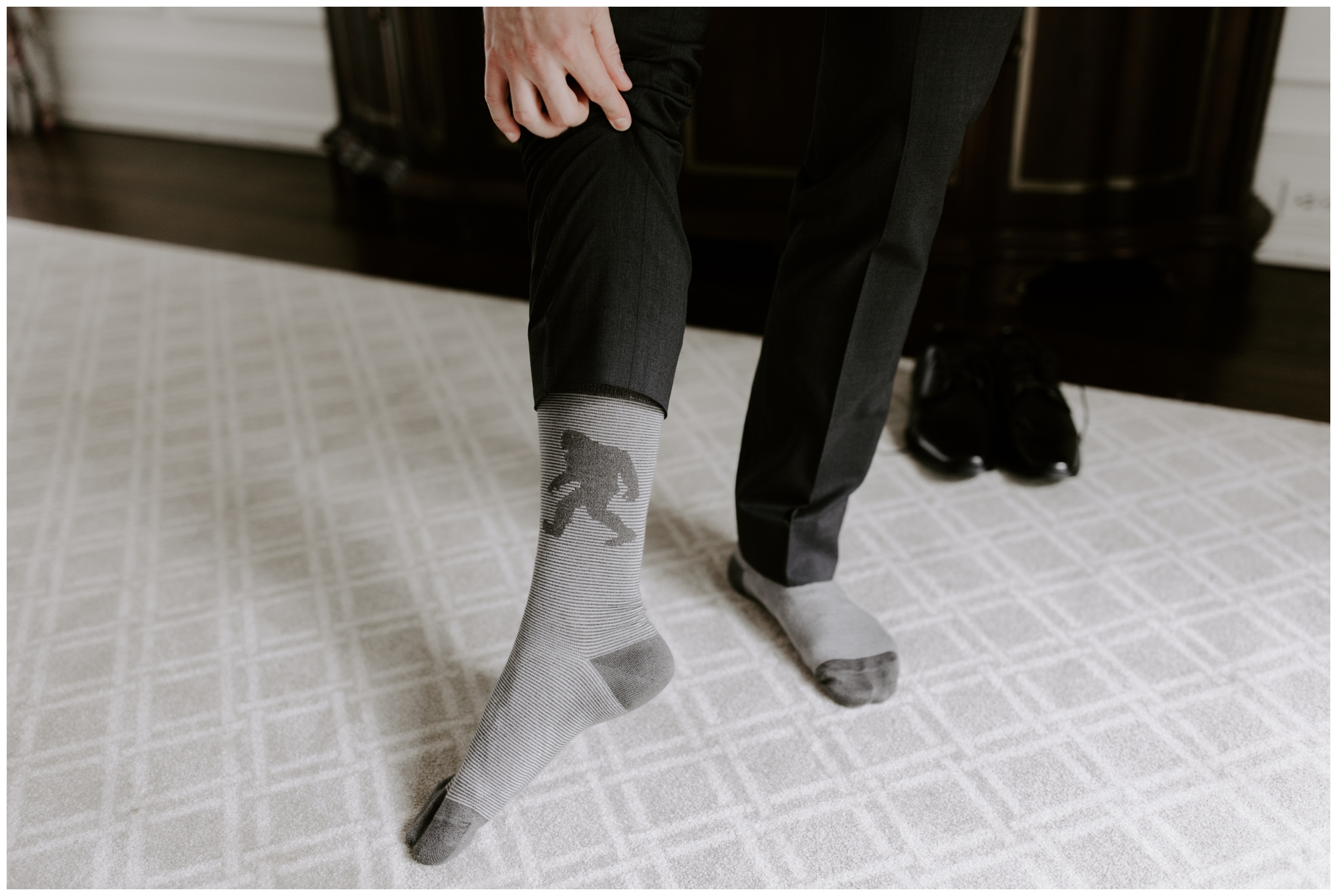 groom's socks