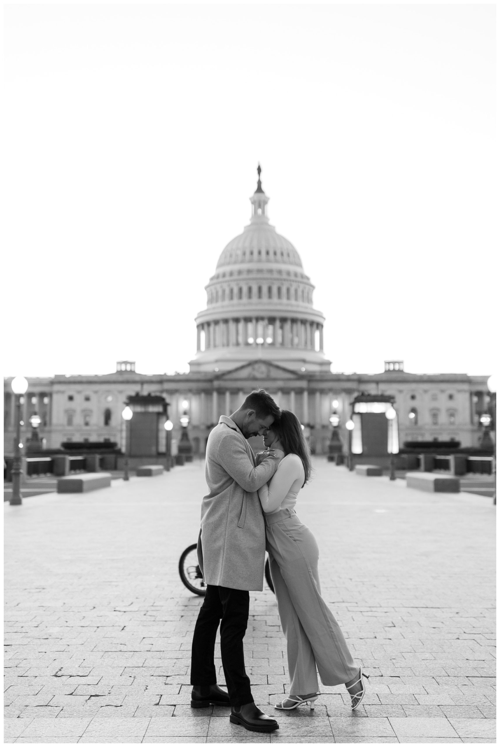 engagement photos at The Capitol
