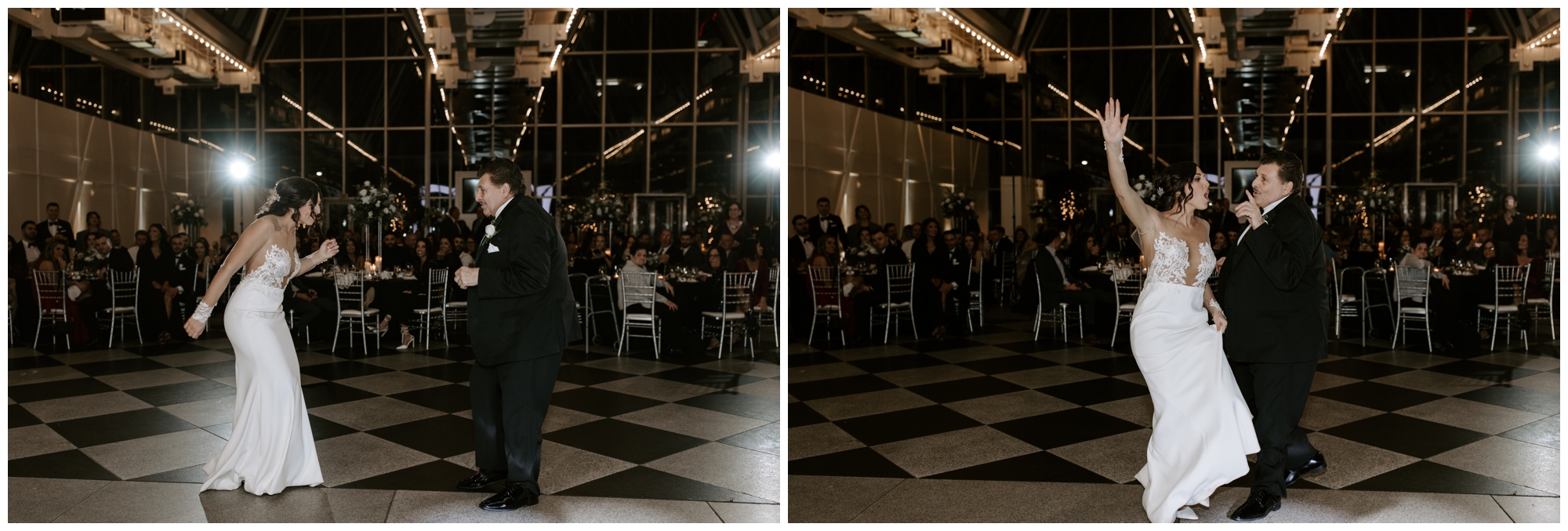 Wintergarden at PPG Place; wedding photographed by Mariah Treiber Photography 