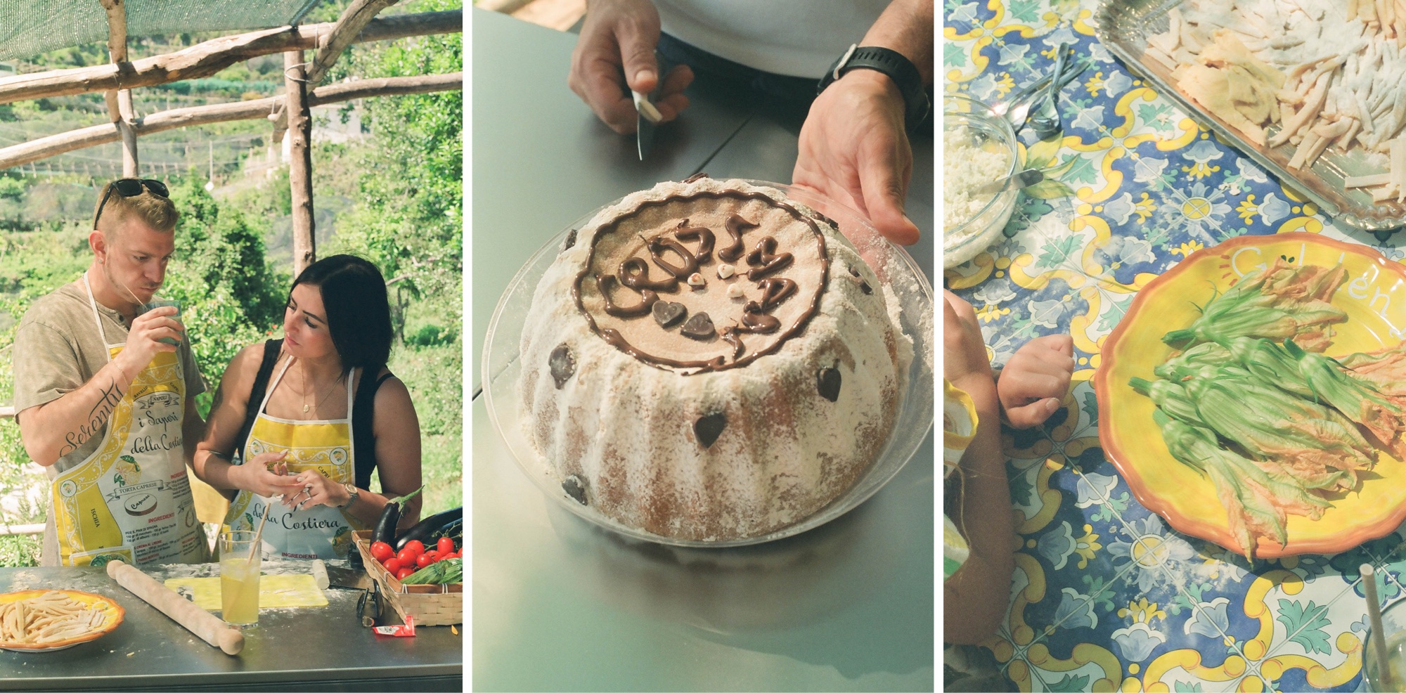 Pictures of Italy and the Amalfi Coast; film photography