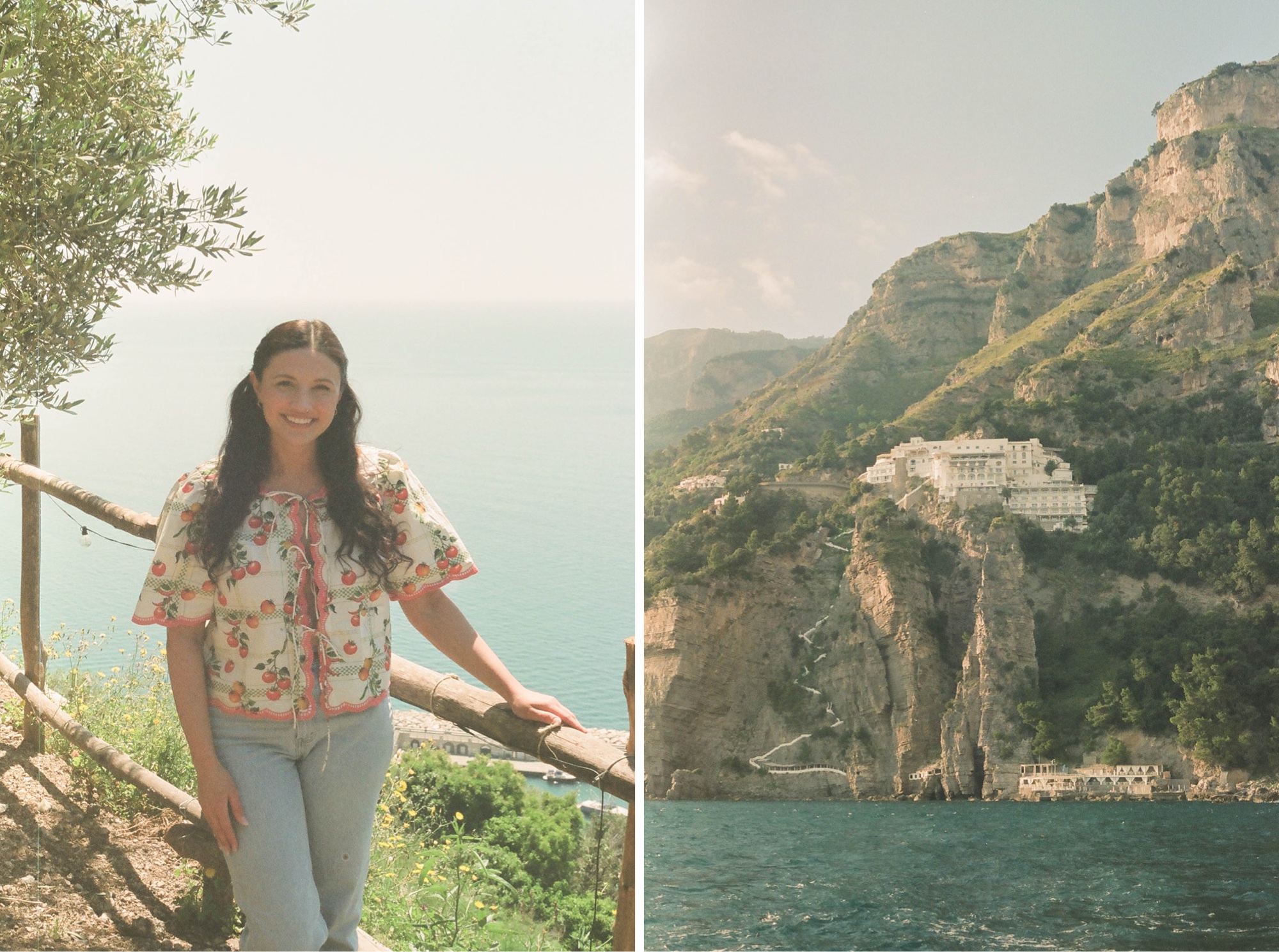Pictures of Italy and the Amalfi Coast; film photography